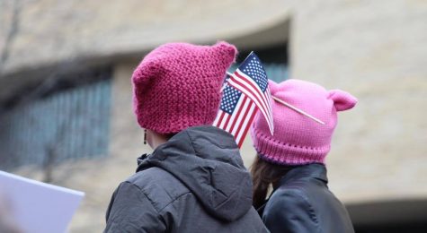 People at the Women's March.