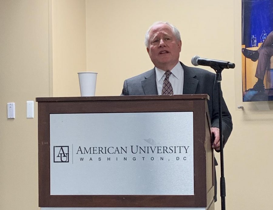 William Bill Kristol, speaks to students about the bright side of our current political climate.