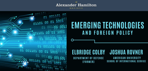 Alexander Hamilton Society holds 'Emerging Technology' debate