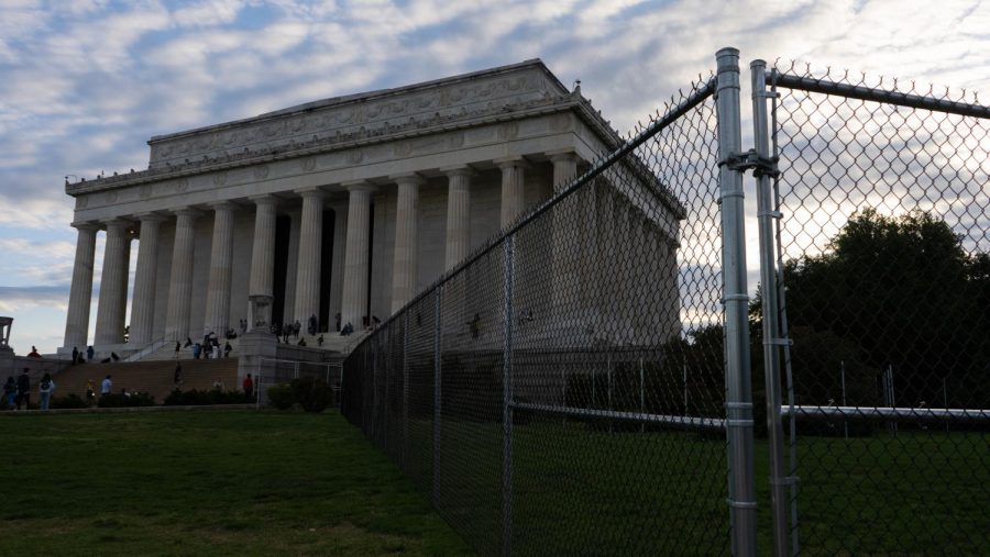 Lincoln Memorial Construction Photo