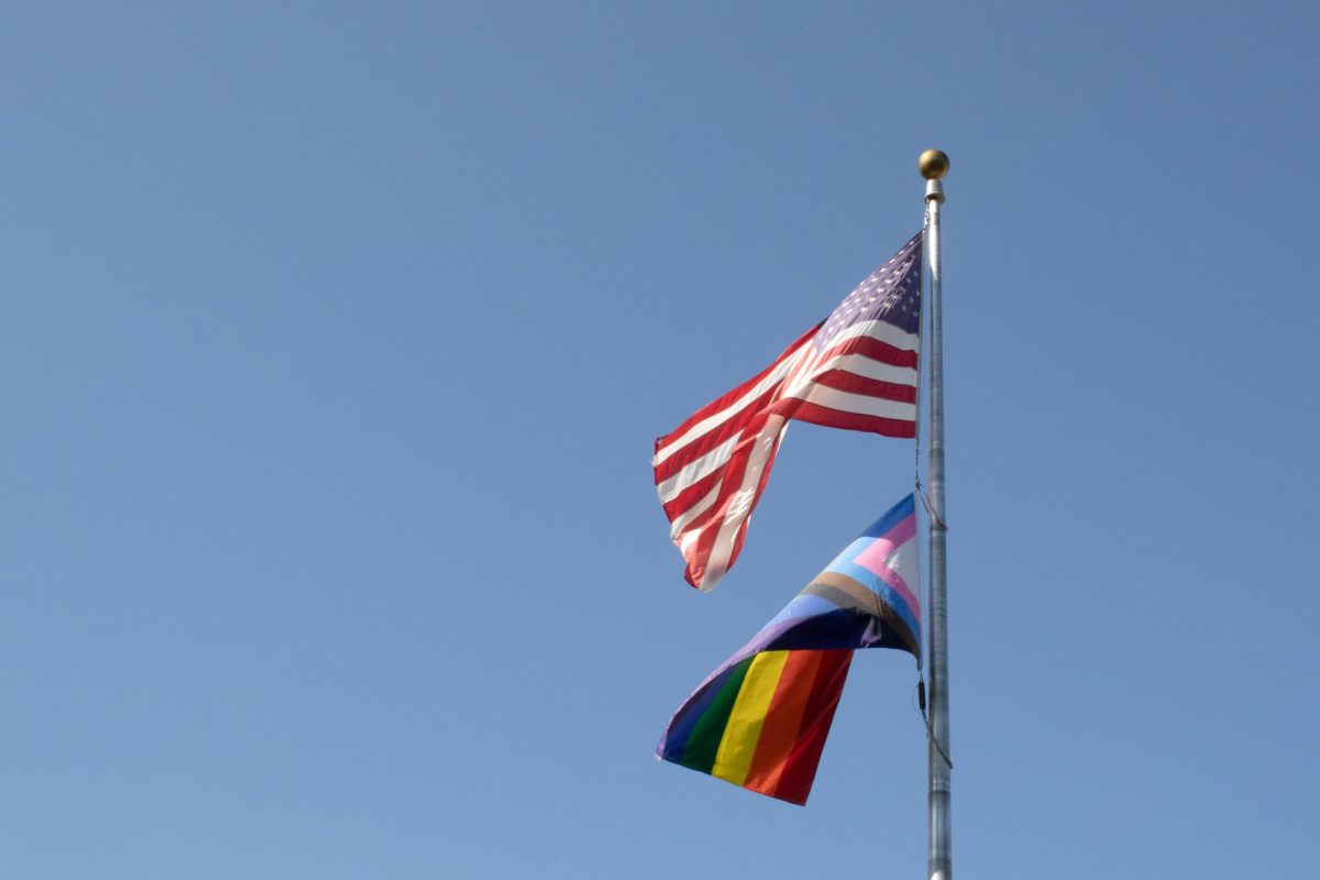 Pride flag raised for second time in front of MGC