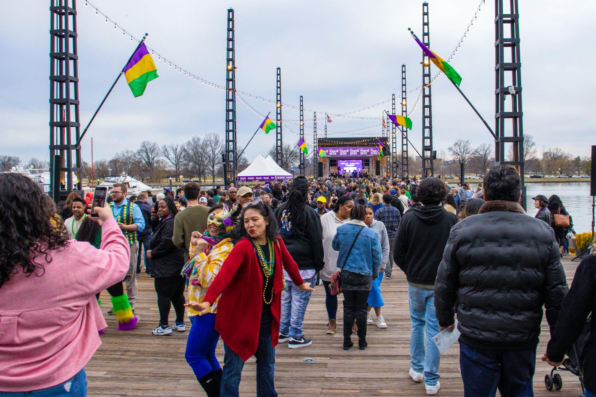 mardi gras at the wharf 2025