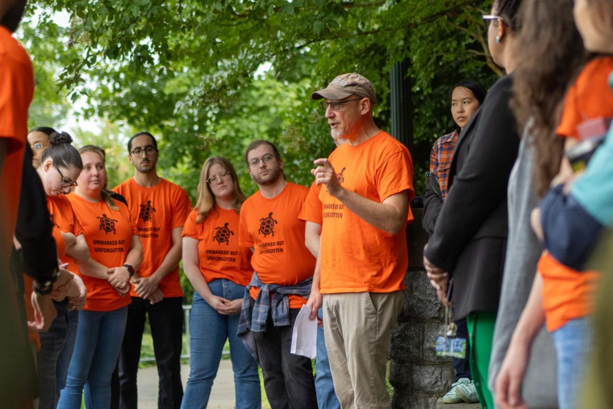 Graduate students from WCL commemorate Orange Shirt Day