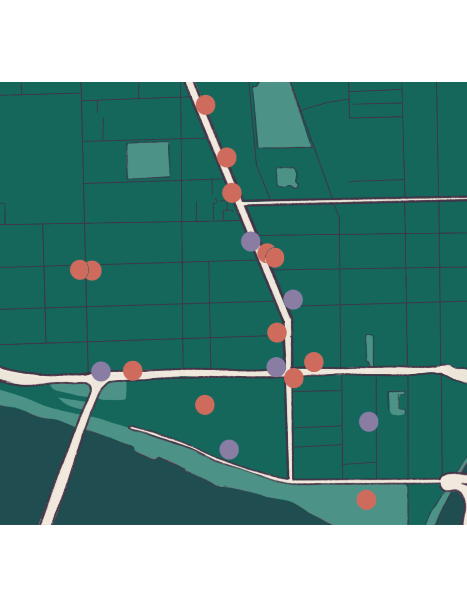 Coffee shops appearing on a Google Maps search in the Georgetown neighborhood.
