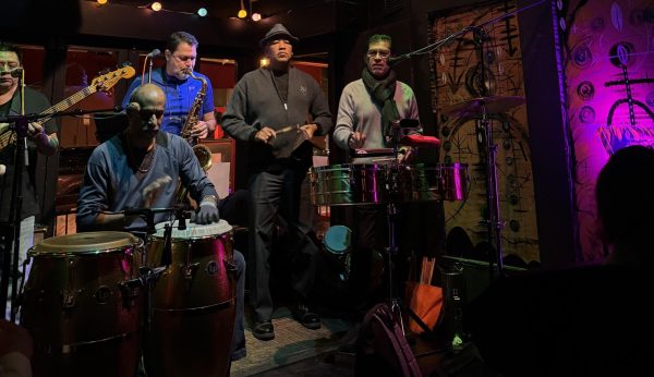 A band performs at Bossa Bistro + Lounge.